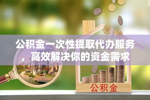 申扎公积金一次性提取代办服务，高效解决你的资金需求