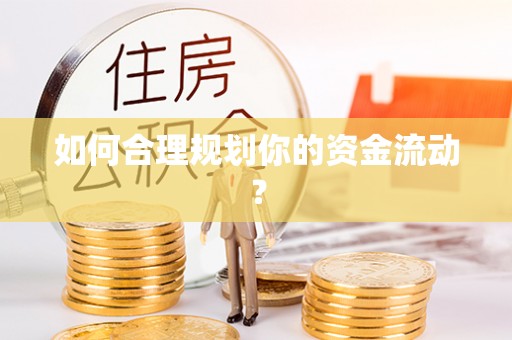申扎如何合理规划你的资金流动？