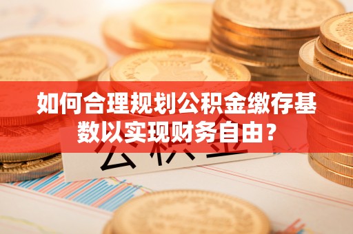 申扎如何合理规划公积金缴存基数以实现财务自由？