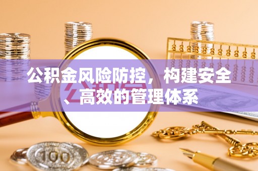 申扎公积金风险防控，构建安全、高效的管理体系