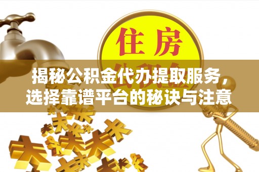 申扎揭秘公积金代办提取服务，选择靠谱平台的秘诀与注意事项