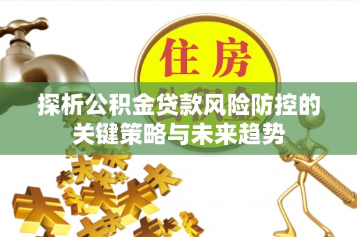 申扎探析公积金贷款风险防控的关键策略与未来趋势