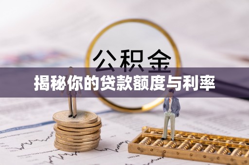申扎揭秘你的贷款额度与利率