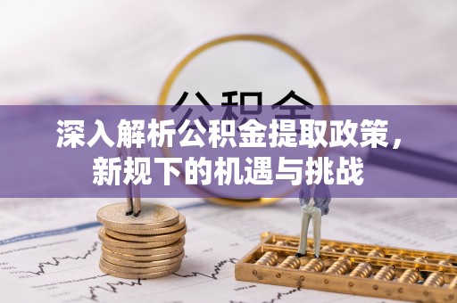 申扎深入解析公积金提取政策，新规下的机遇与挑战