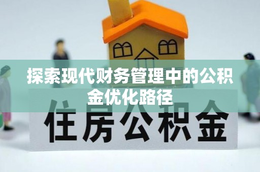 申扎探索现代财务管理中的公积金优化路径