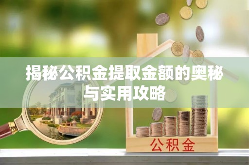 申扎揭秘公积金提取金额的奥秘与实用攻略