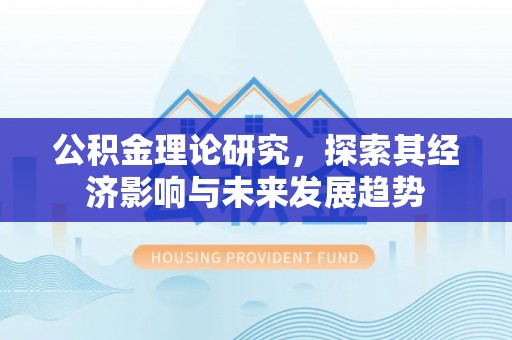 申扎公积金理论研究，探索其经济影响与未来发展趋势