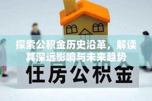 申扎探索公积金历史沿革，解读其深远影响与未来趋势