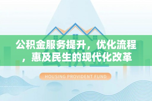 申扎公积金服务提升，优化流程，惠及民生的现代化改革