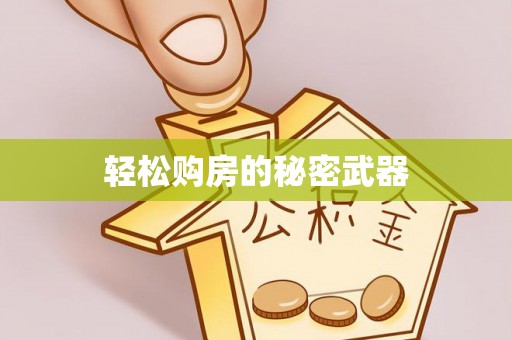 申扎轻松购房的秘密武器
