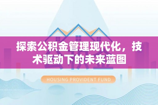 申扎探索公积金管理现代化，技术驱动下的未来蓝图