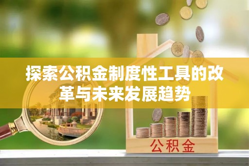 申扎探索公积金制度性工具的改革与未来发展趋势