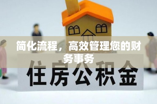 申扎简化流程，高效管理您的财务事务