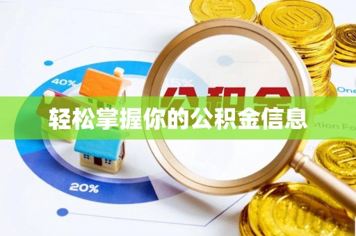 申扎轻松掌握你的公积金信息